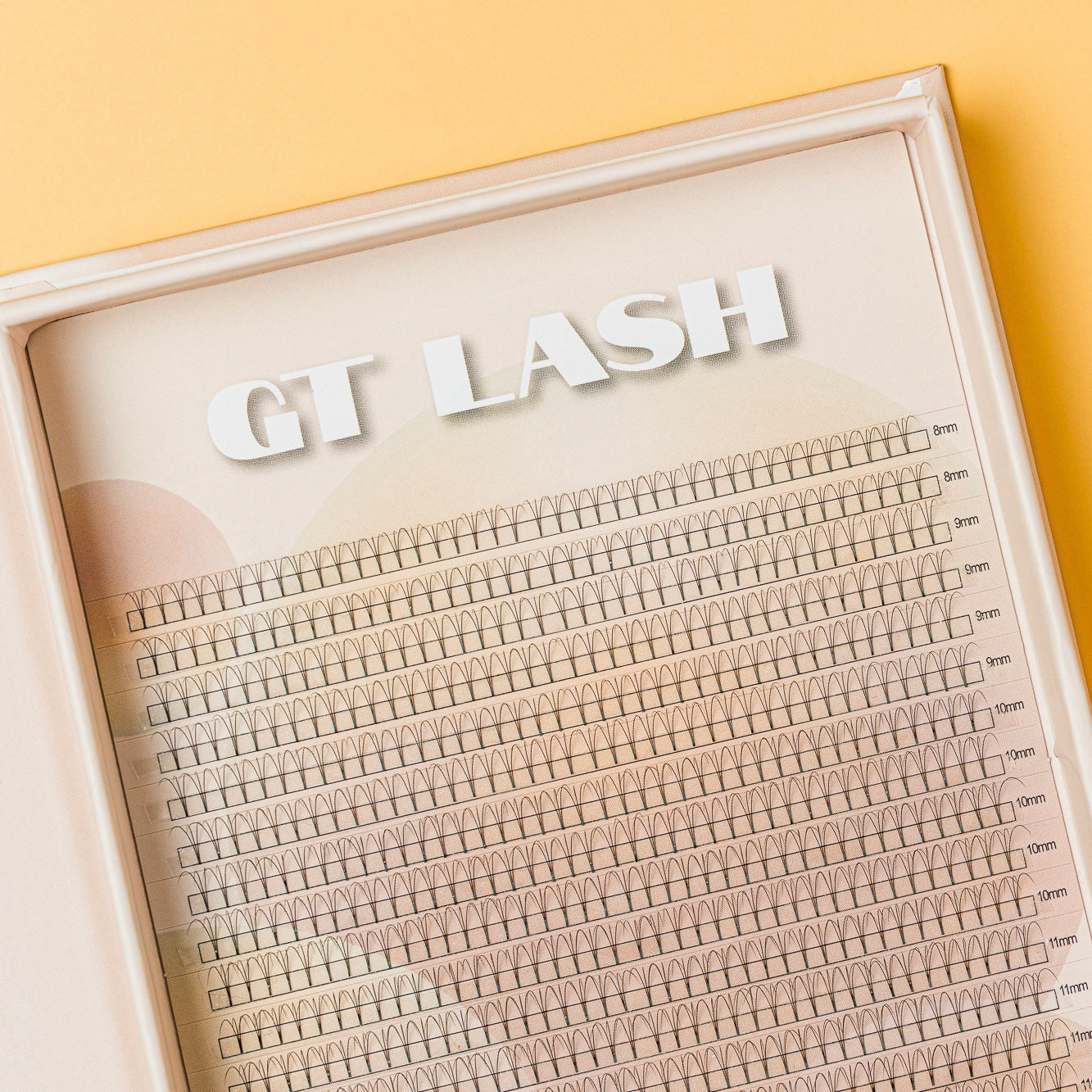 3D short stem premade volume lash fans tray – 1600 fans by GT Lash Co