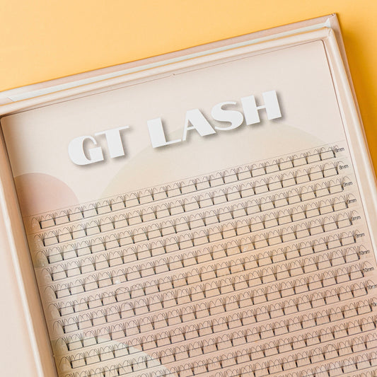 4D short stem premade volume lash fans tray – 880 fans by GT Lash Co