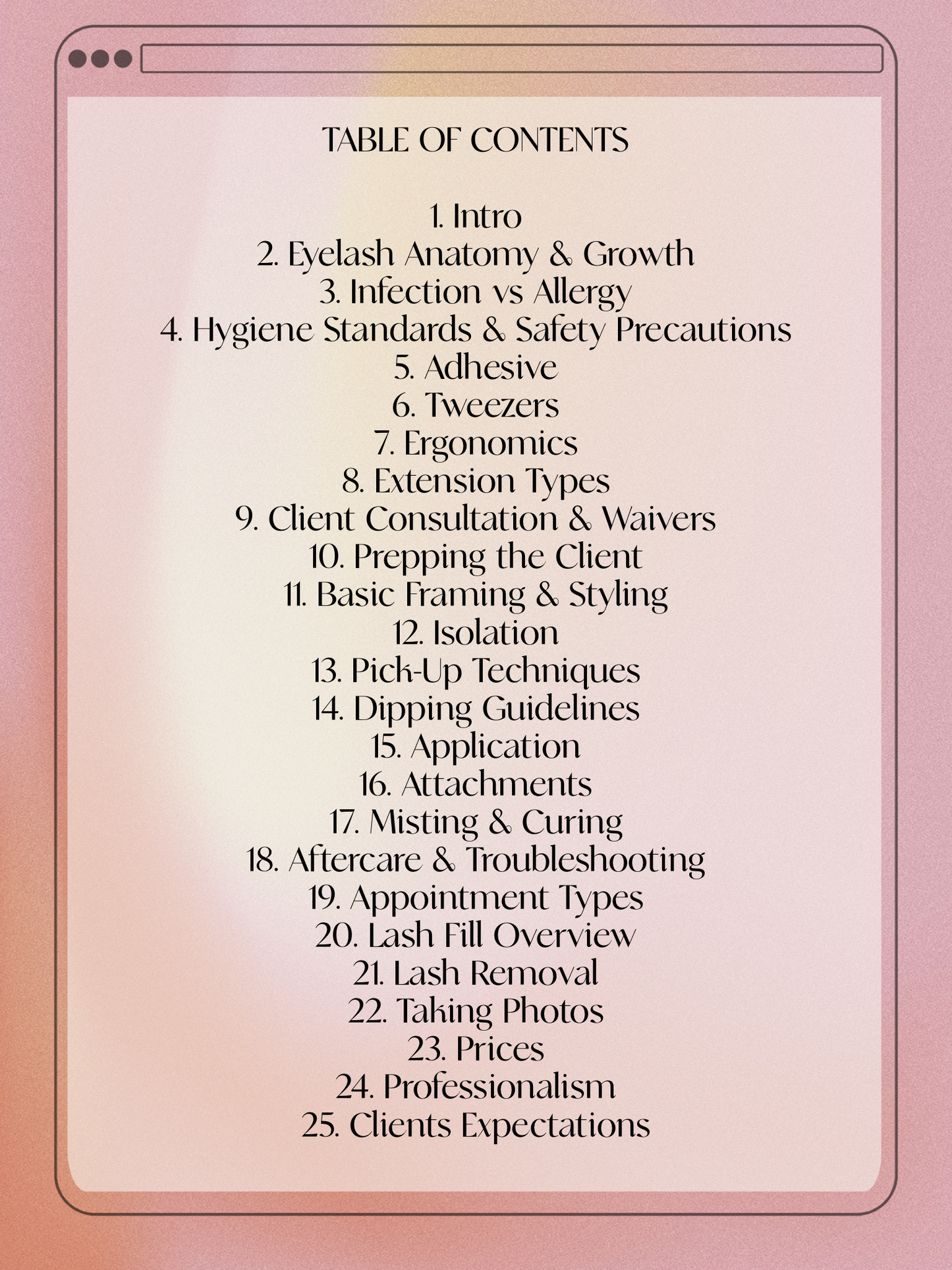 GT Lash Accelerated Training Manual