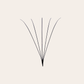 Isolated 5D Premade Volume Lash Fan – Long Stem XL Box Design by GTLASH